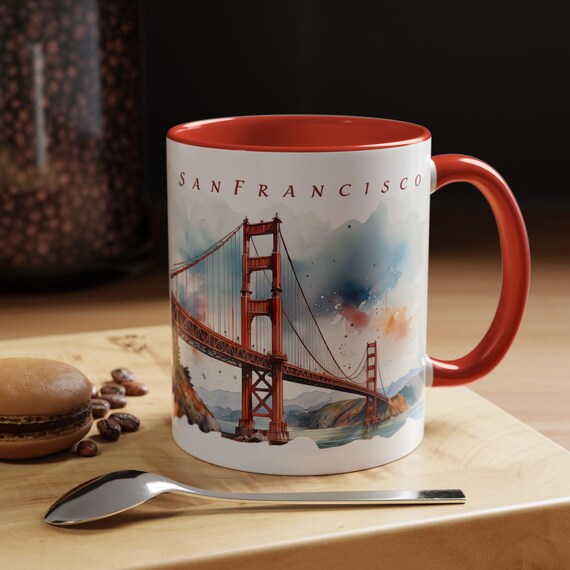 San Francisco Coffee Mug Golden Gate Bridge California