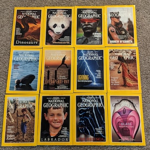 1993 & 1994 National Geographic Zeitschriften
