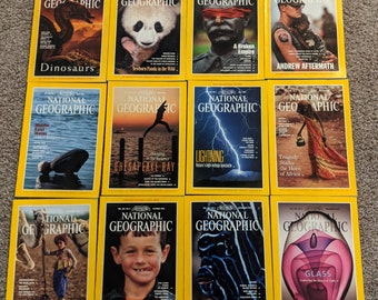 Vintage 1991 National Geographic Magazine - Etsy