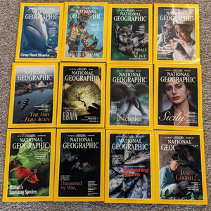 1995 & 1996 National Geographic Magazines