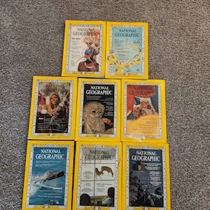 1962 & 1963 National Geographic Magazine