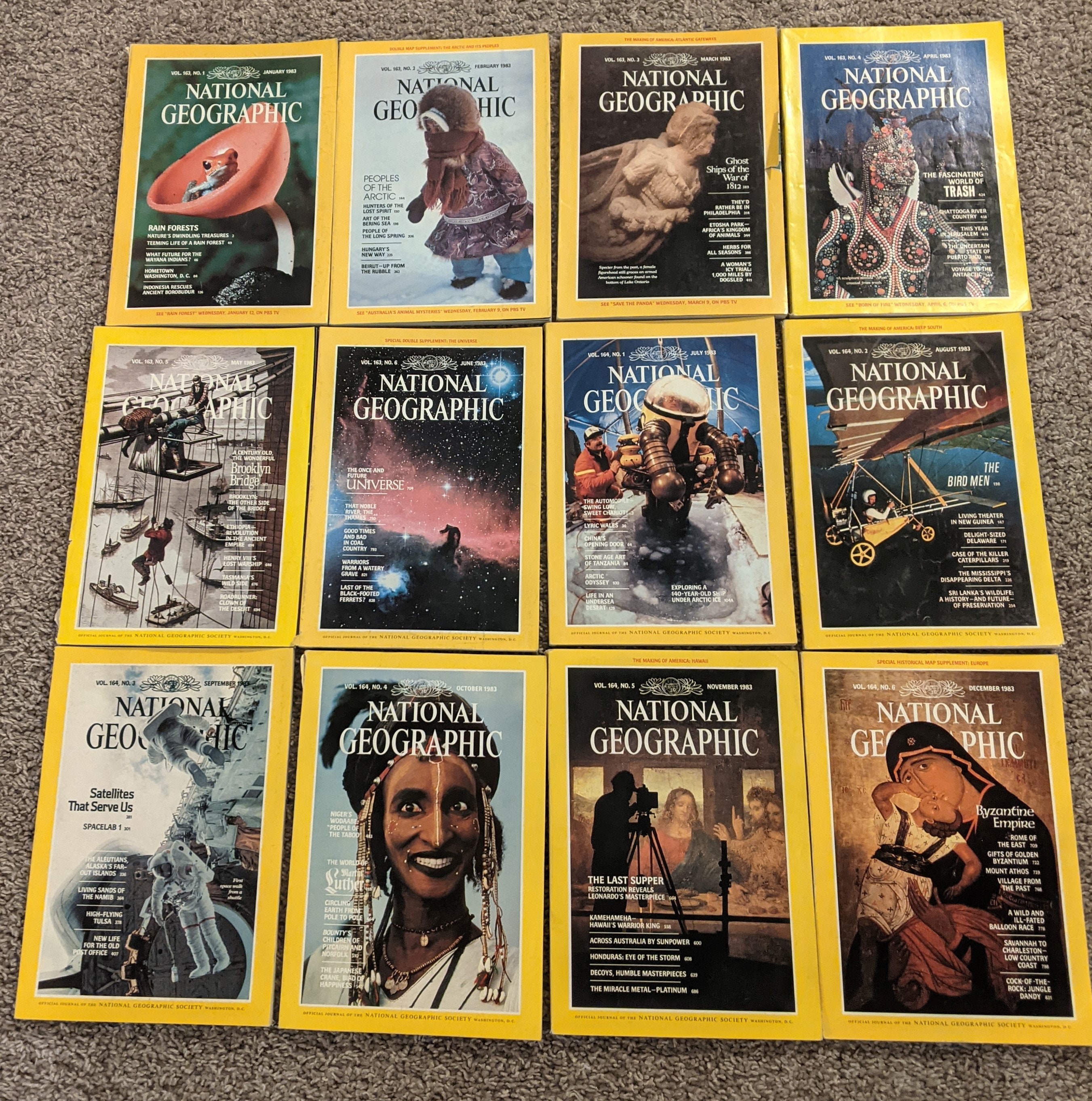 1982 & 1983 National Geographic Magazines - Etsy