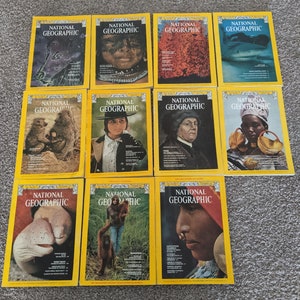 1975 & 1976 National Geographic Magazines