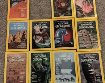 Czasopisma National Geographic z lat 1980 i 1981