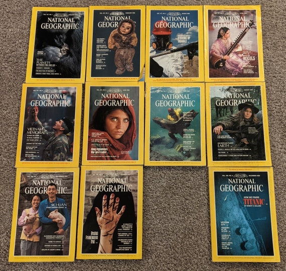 1984 & 1985 National Geographic Magazines - Etsy