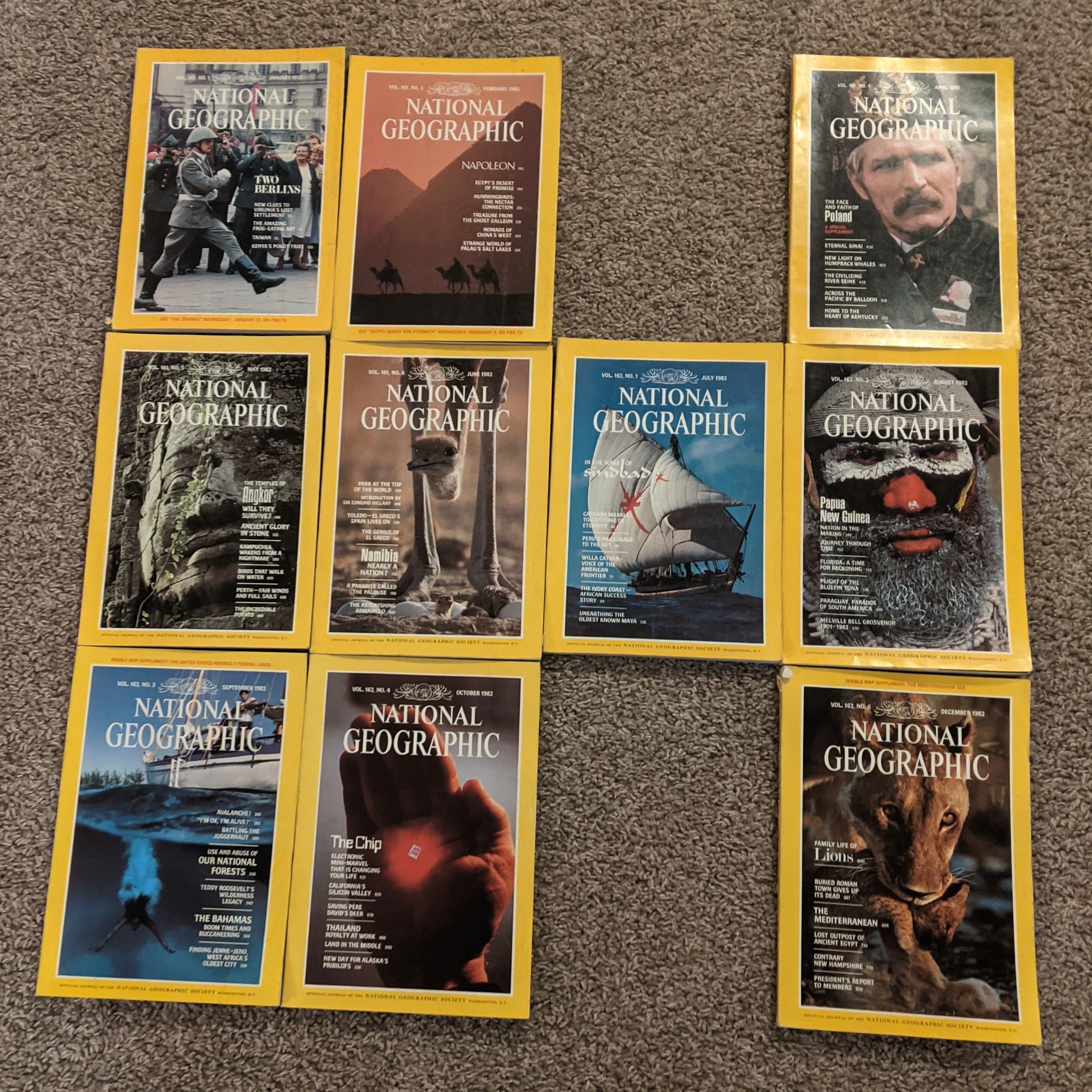 1982 & 1983 National Geographic Magazines - Etsy