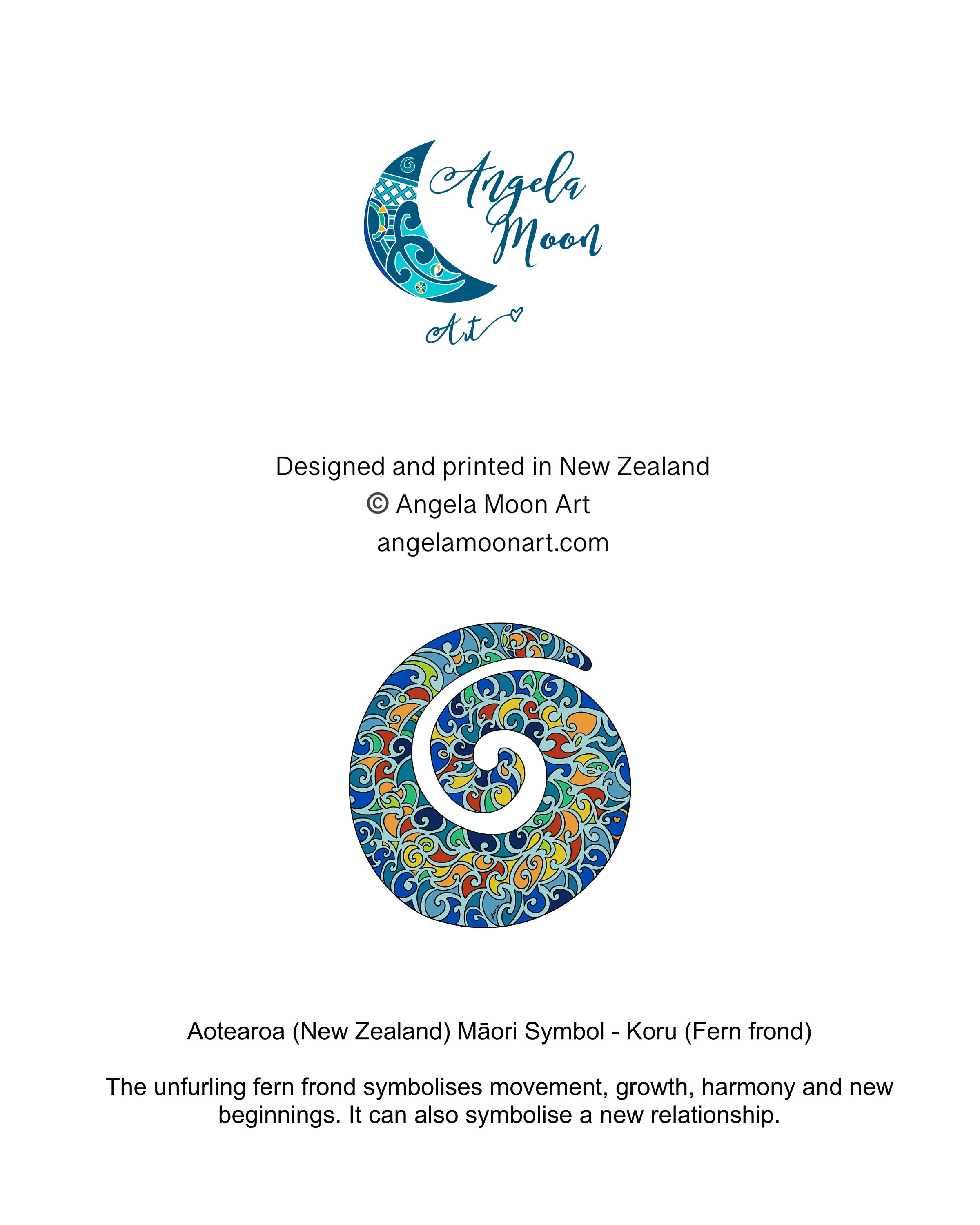 Koru R Lettering CARD – Koru Greetings Card: Māori Symbol of New Beginnings & Growth - Etsy