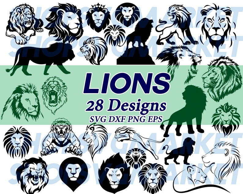 Download Free Lion Svg Lion Head Svg Animal Svg Safari Svg Africa Animal Etsy SVG Cut Files