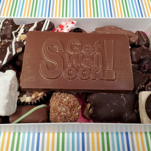 Chocolate Get Well Soon Gift Box Assortment Etsy