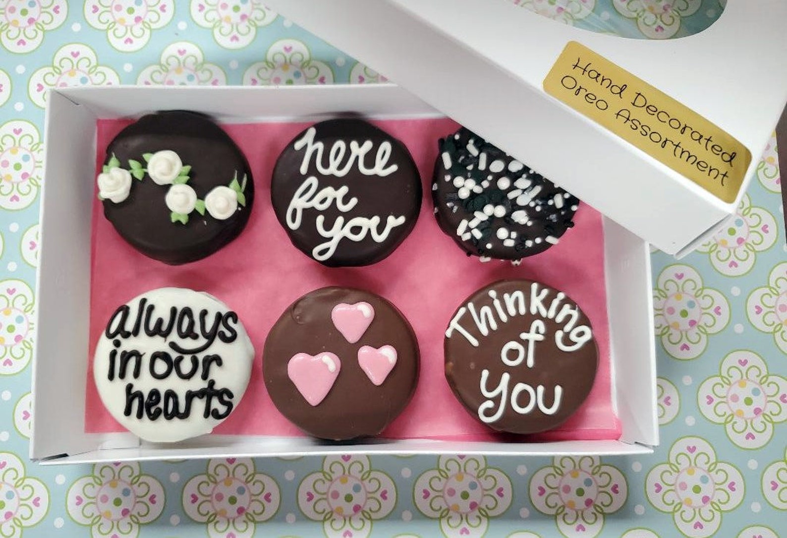 Sympathy Chocolate Dipped Oreo Assortment Gift Boxed Etsy