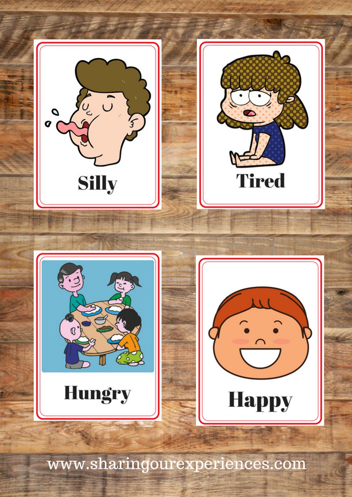 20-emotions-feelings-flashcards-nursery-preschool-toddler-etsy