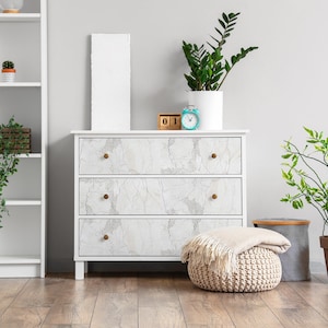 Delicate marble Furniture Veneer, Texture Adhesive Foils, Texture Furniture Covering, Gray Furniture Decals, Waterproof Sticker