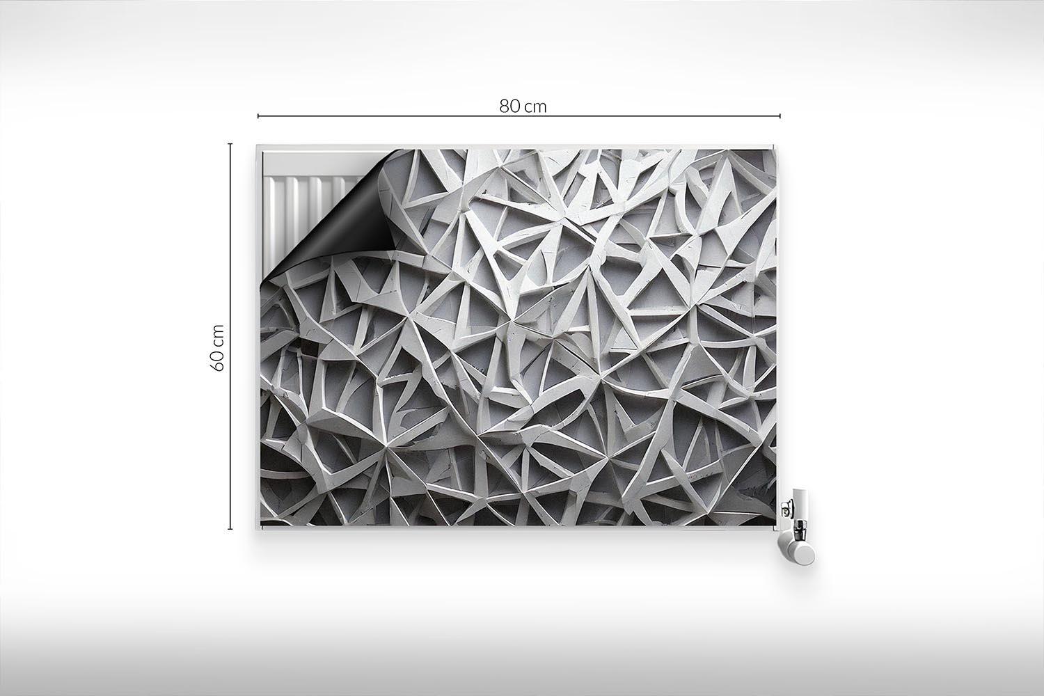 Abstract Modern Industrial Structure Heating Cover, Gray Magnetic ...