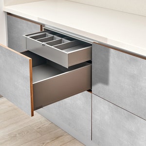 Gray concrete Furniture Veneer, Texture Adhesive Foils, Texture Furniture Covering, Gray Furniture Decals, Waterproof Sticker