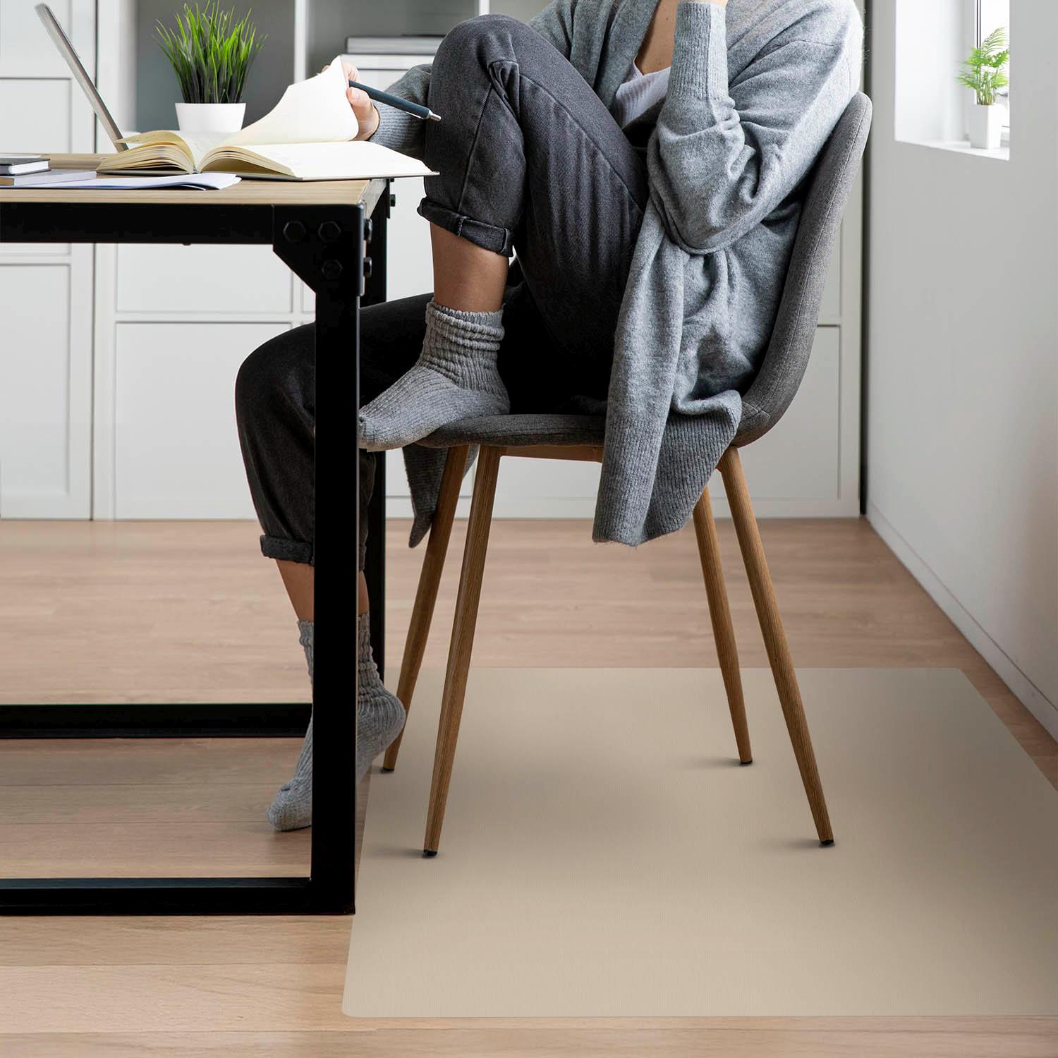 Tappeto Protezione Parquet Tappetino Protezione Pavimento - Sottosedia Antiscivolo Per Ufficio E Casa 120x130 Cm Tappetino Ufficio Casa - 4