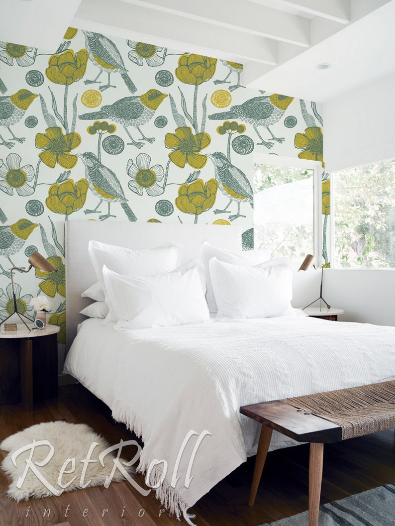 Removable Wallpaper Temporary Wallpaper Apartment Renters