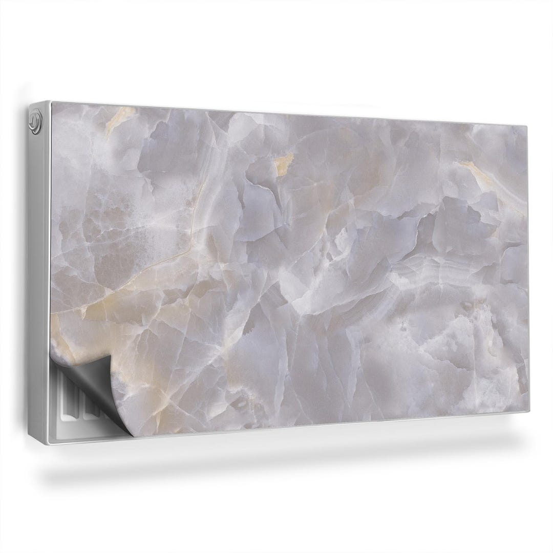 Stone Radiator Slabs Stone Slab With Stylish Marble Texture Heating Cover, Gray Magnetic ...