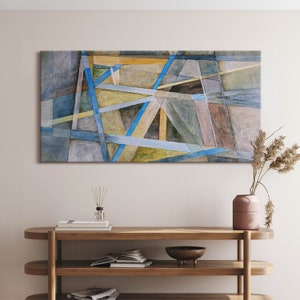 Impressionist painting Canvas, Wall Art Picture, Multicolor Wall Decoration, Abstraction Canvas Art