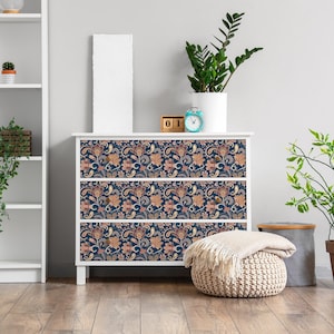Turkish pattern Furniture Veneer, Texture Adhesive Foils, Abstraction Furniture Covering, Multicolor Furniture Decals, Waterproof Sticker