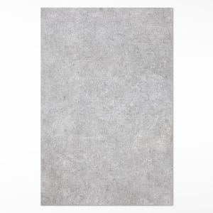 ライトストーンコンクリートテクスチャエリアラグ、テクスチャビニールフローリング、グレーベッドルームラグ、ペットフレンドリーラグ、お手入れ簡単ラグ
