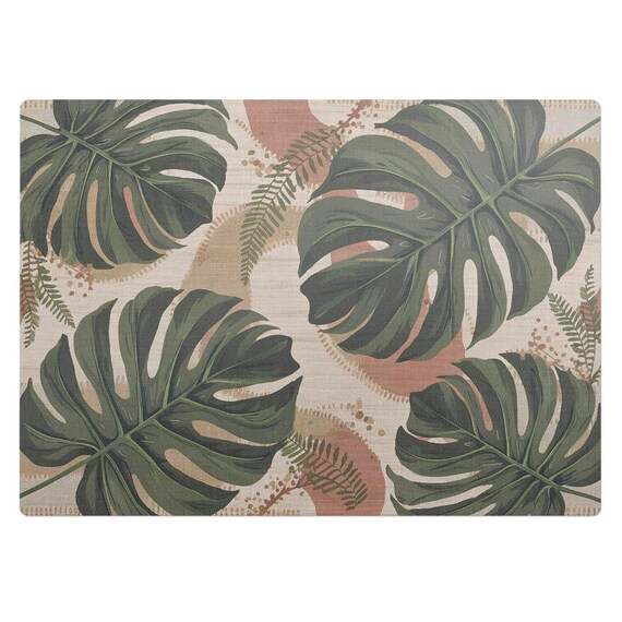 Retro Monstera Bltter Brostuhl Matte, Grne Stuhl Matte, Brostuhl  Bodenschoner, Pflanzen Stuhl Bodenschoner, Schreibtischstuhl Matte - Etsy  sterreich