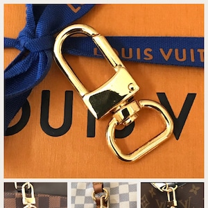 Luggage Tag Swivel Hook for Louis Vuitton , Bag Charm, Purse Name Tag Hook Clasp Claw Keepall, Speedy, Alma