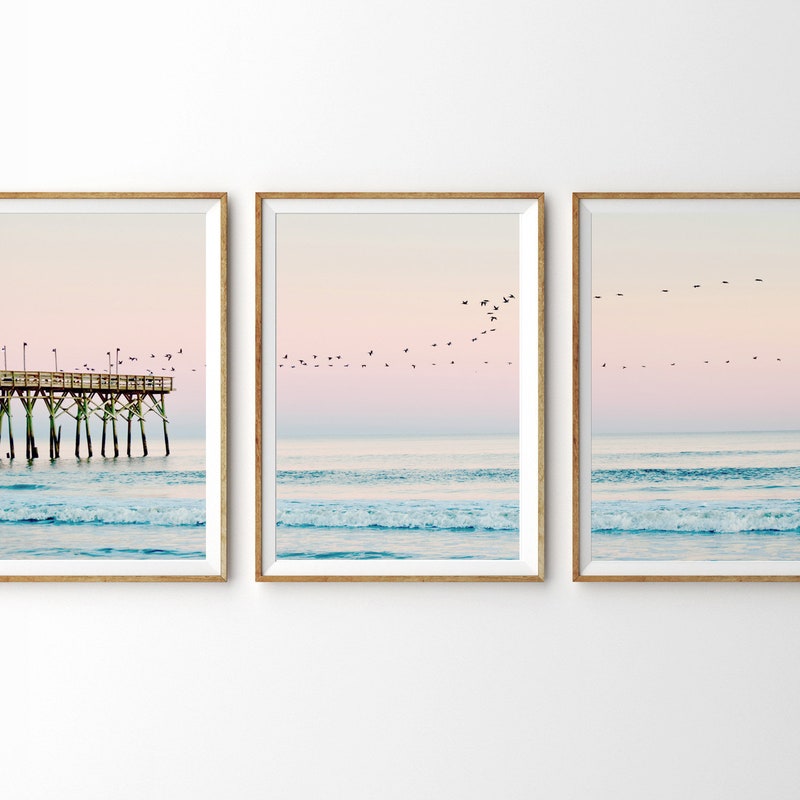 Large Coastal Wall Art - Etsy - Coastal Standing Art