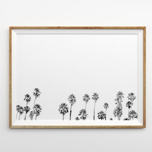 Palm Tree Print Boho Decor Modern Wall Art Tropical Printable Digital Download Beach Print Tropical Wall Art Large Palm Tree Poster Palms
