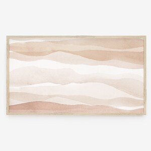 Frame Art TV, Modern Abstract Contemporary Art, Digital Art for TV, Neutral Watercolor, Art for Samsung Frame TV, Digital Download