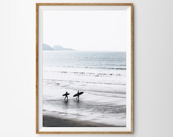 Surf Art California Wall Art Prints Printable Wall Art Beach Themed Decor Ocean Print Minimalist Print Affordable Wall Art Surf Poster