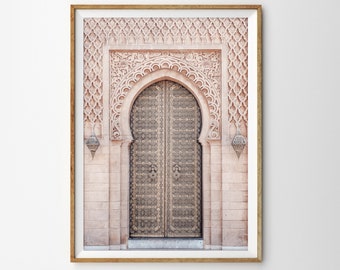 Moroccan Wall Art Boho Decor Door Print Architecture Print Arabic Door Printable Wall Art Prints Trendy Wall Art Pastel Wall Art Morocco Art