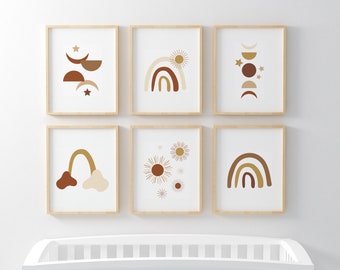 burnt orange nursery decor