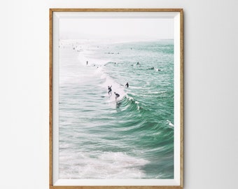 California Wall Art Surf Poster Beach Wall Art Beach Print Printable Wall Art Prints Coastal Decor Ocean Print Surfing Poster Beach Decor