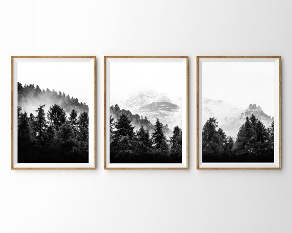 Mountain Print Landscape Photography Mountains Photography PRINT Scandinavian Wall Art 136 Modern Minimalist