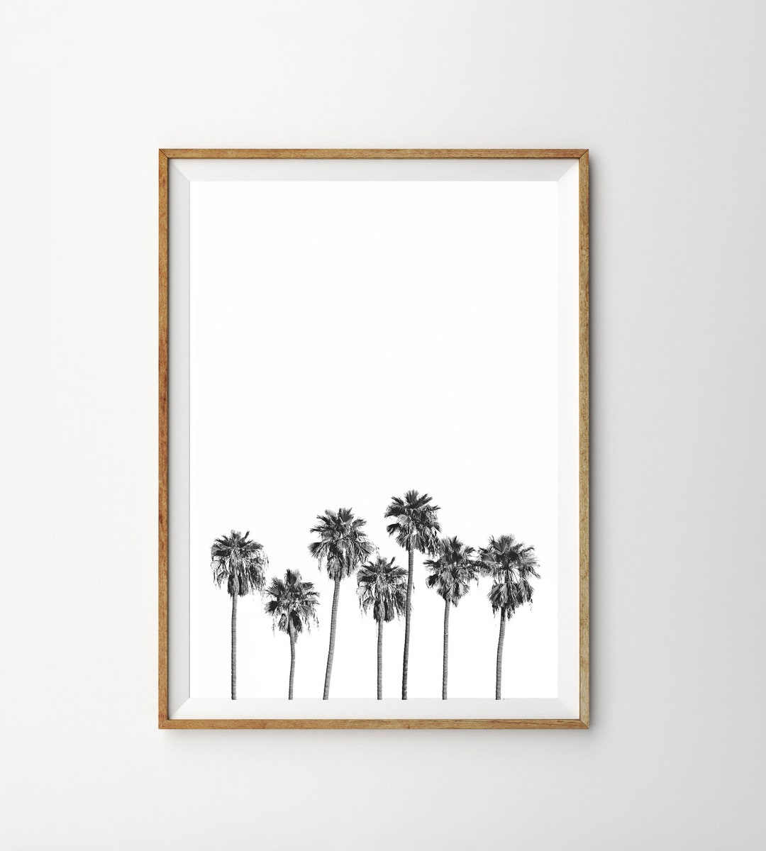 Palm Tree Wall Art Palm Tree Poster Print Black and White Beach Decor ...