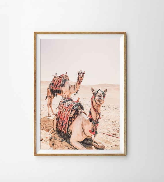 Moroccan Wall Art Desert Camel Print Desert Animal Boho Decor Moroccan Decor Trendy Wall Art Prints Printable Wall Art Morocco Boho Wall Art