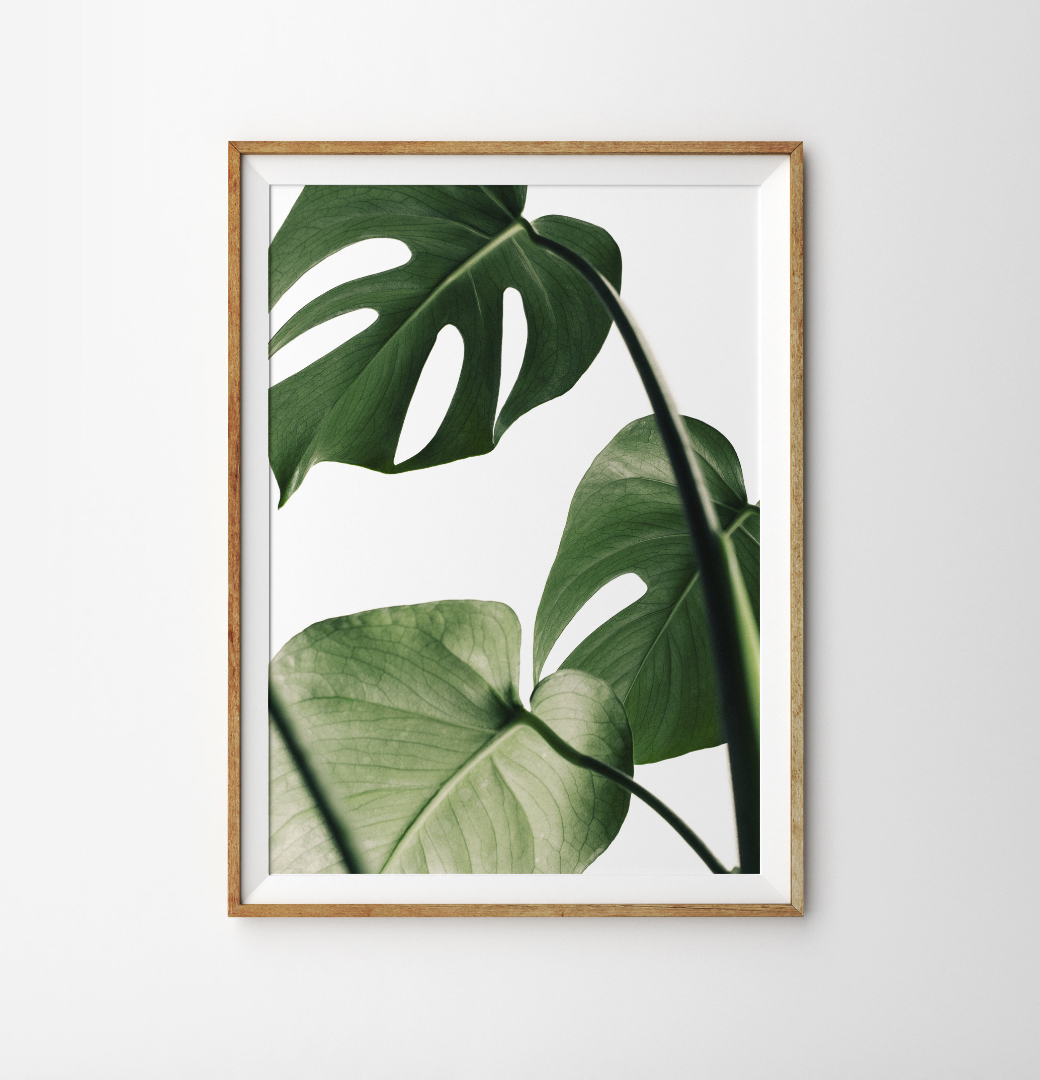 3 Piece Wall Art Tropical Leaves Printable Art Set of 3 Prints ...