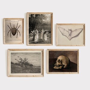 Pack 20 Images Digitales Art Halloween Noir Et Blanc - Téléchargement 8x10 Pouces - 2025
