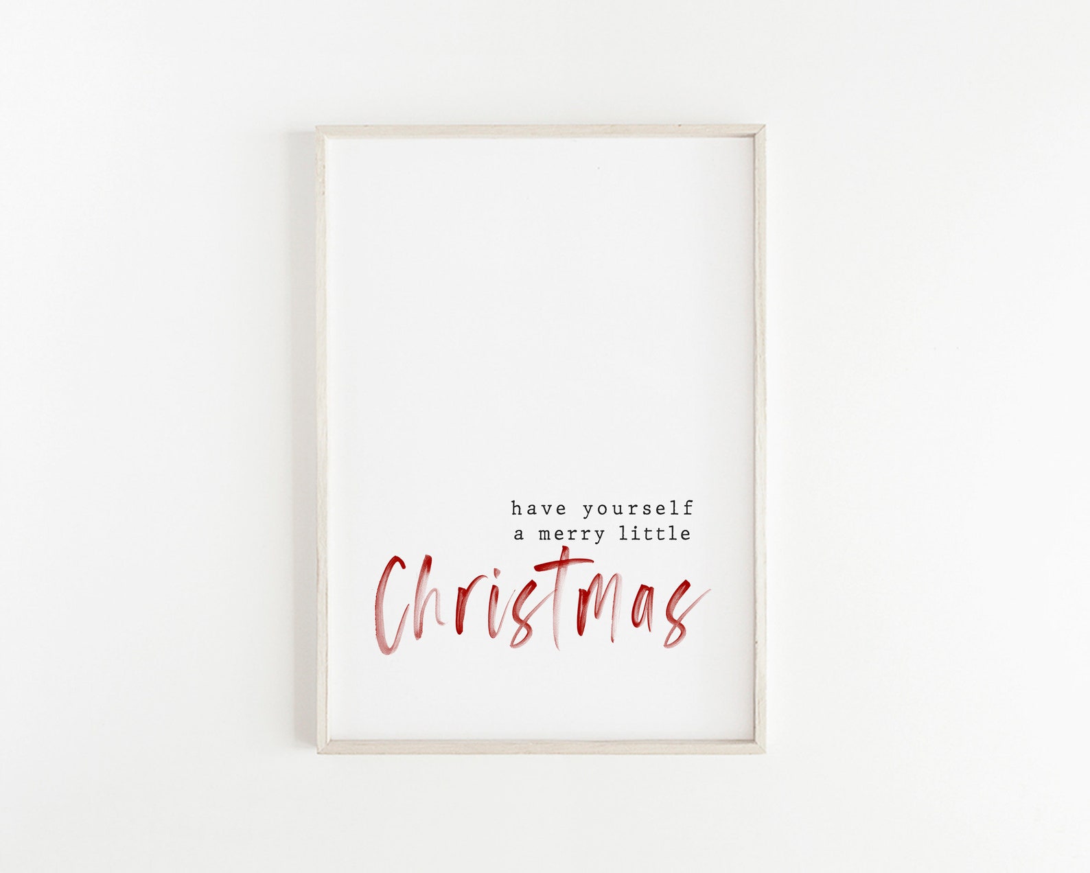 Christmas Printable Have Yourself a Merry Little Christmas - Etsy