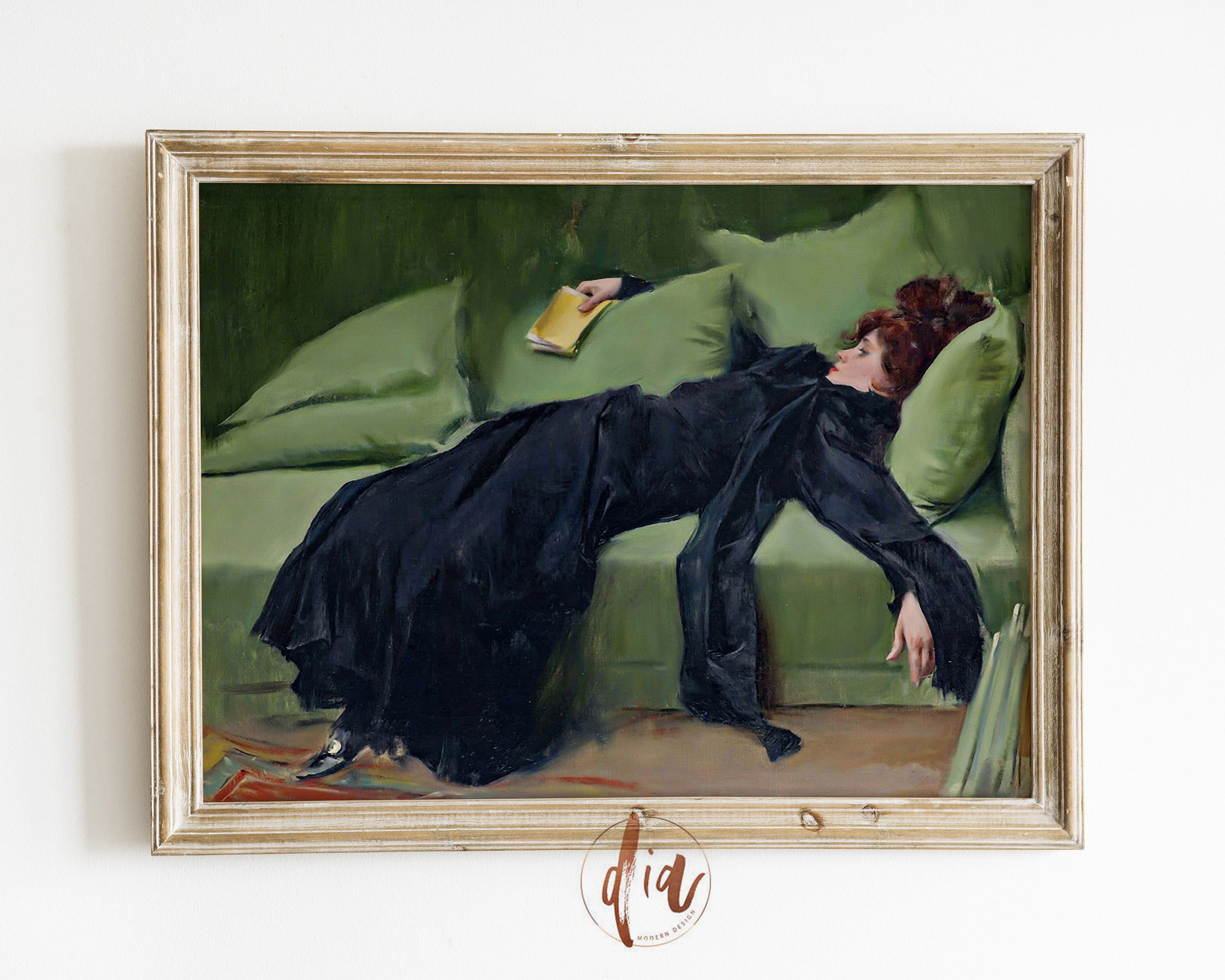 Buy Eclectic Gallery Wall Print of Whimsical Victorian Girl, Vintage  Portrait of Decadent Woman, Antique Painting Offemale, Digital Prints  Online in India - Etsy