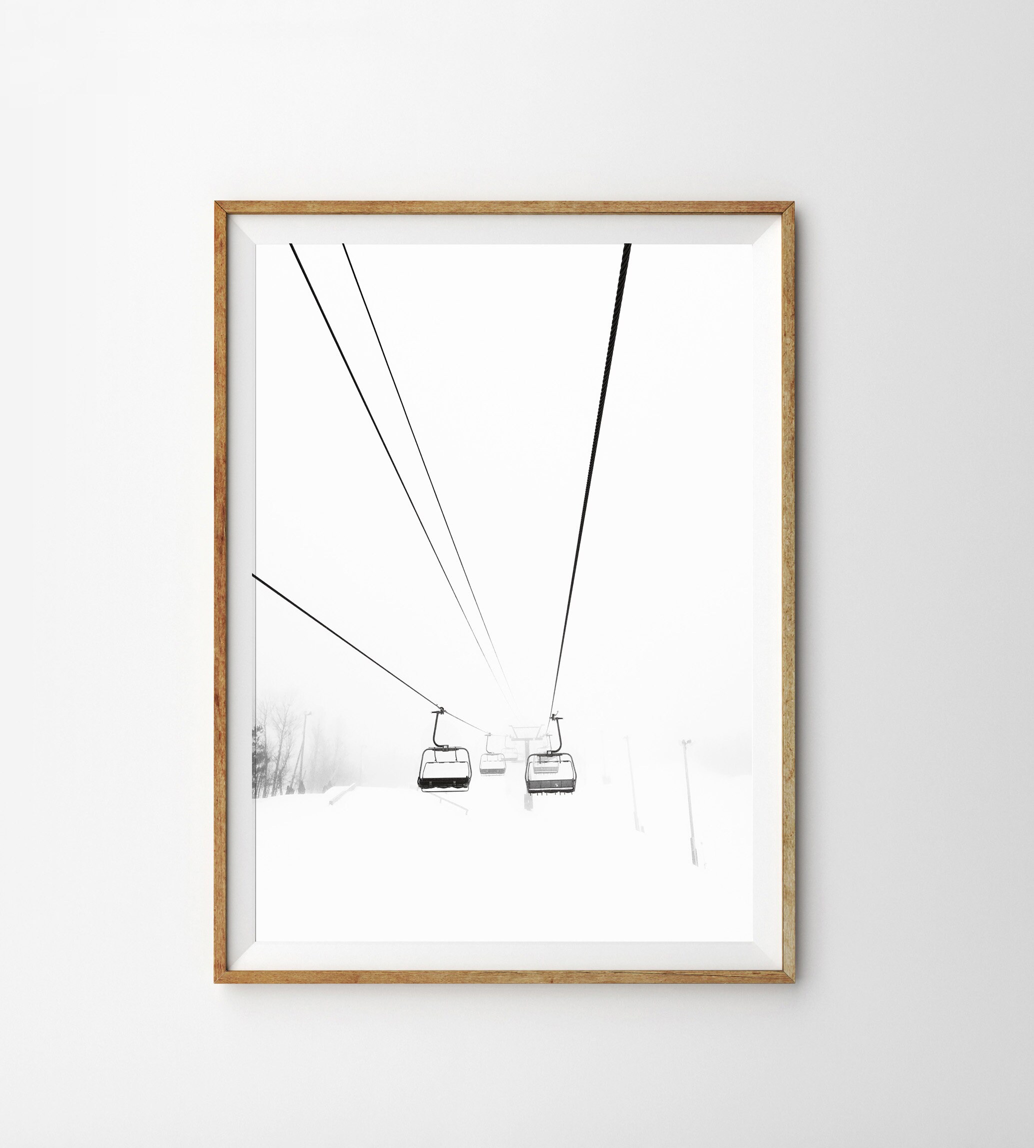 Winter Decor Gallery Wall Set Ski Print Set of 3 Winter Prints Snowy ...