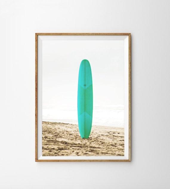 Turquoise surfboard sale