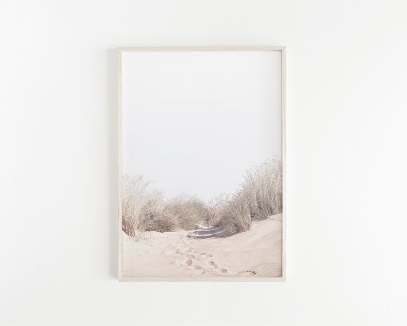Beach Grass Set of 3 Prints Coastal Decor Beach Wall Art Neutral Print Set Modern Coastal Farmhouse Large Wall Art Printable Poster Print image 4