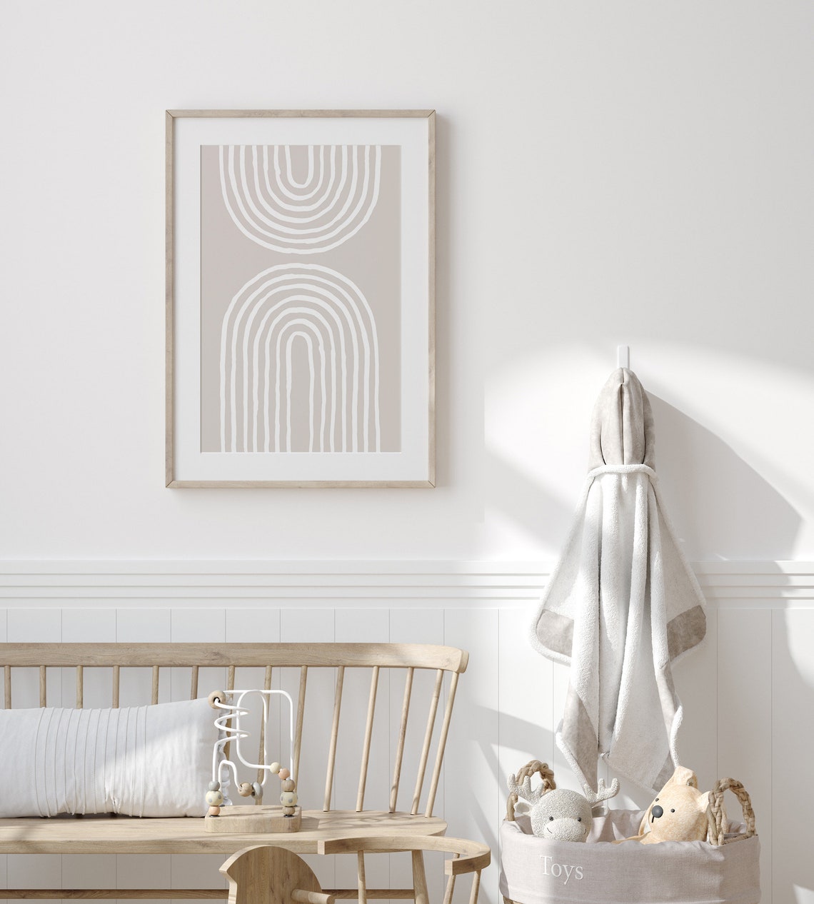 Abstract Rainbow Art Print Printable Wall Art Neutral Digital Print ...