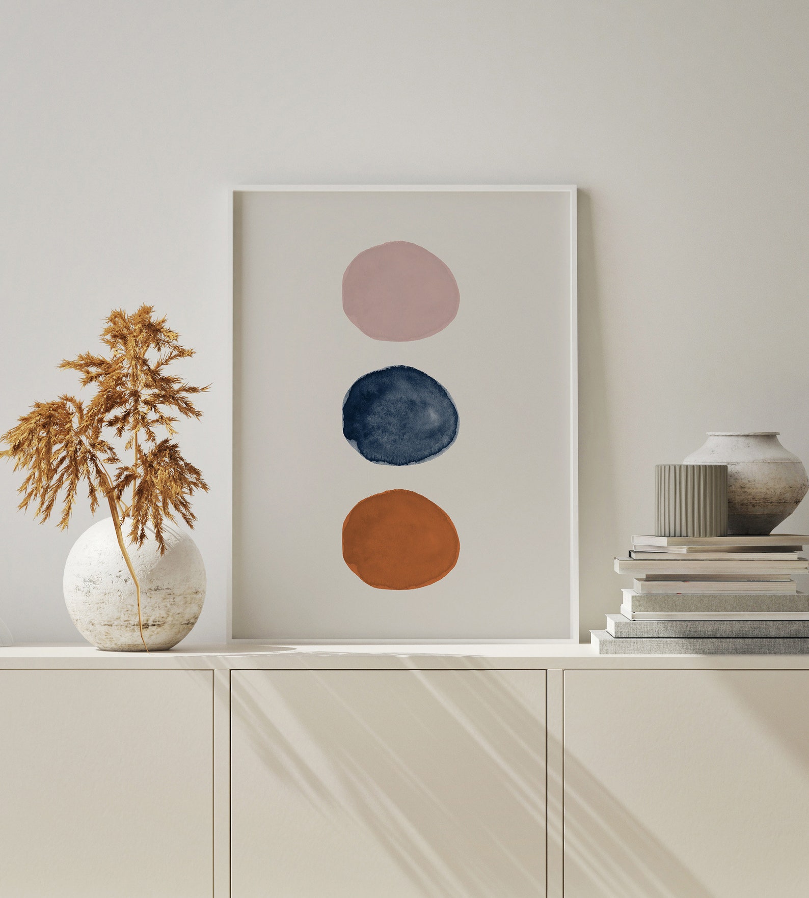 Geometric Wall Art Set of 6 Prints Mid Century Modern Art Etsy