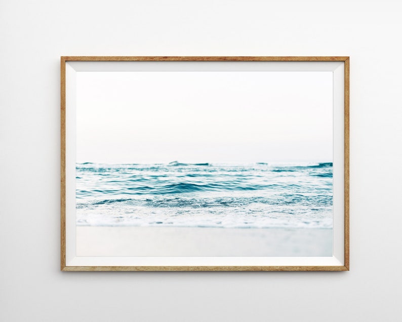 Large Horizontal Wall Art Prints Ocean Print Beach Poster Etsy