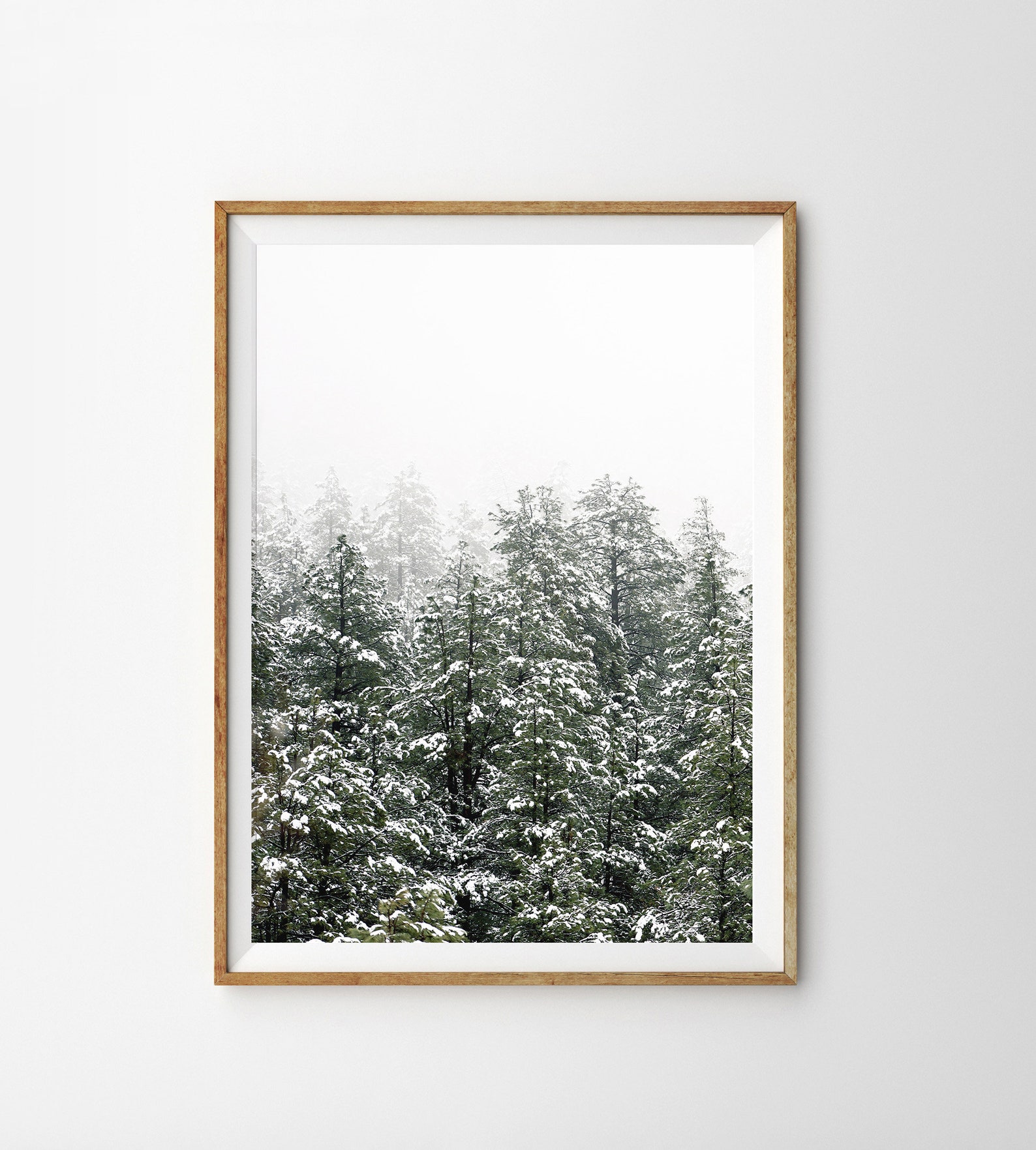 Christmas Wall Art Set of 5 Prints Holiday Decor Winter Decor | Etsy