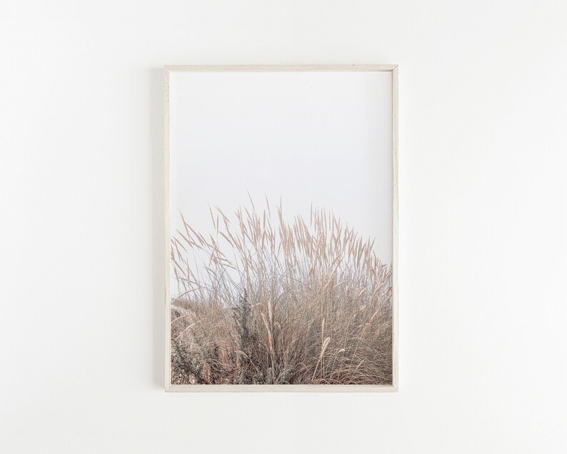 Beach Grass Set of 3 Prints Coastal Decor Beach Wall Art Neutral Print Set Modern Coastal Farmhouse Large Wall Art Printable Poster Print image 5