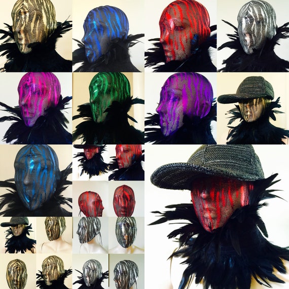 Haute Couture Full Face Mask: Masquerade, Halloween, Stage Prop