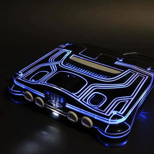 Custom Video Game Consoles - RGB Light Modification/Hand Painted